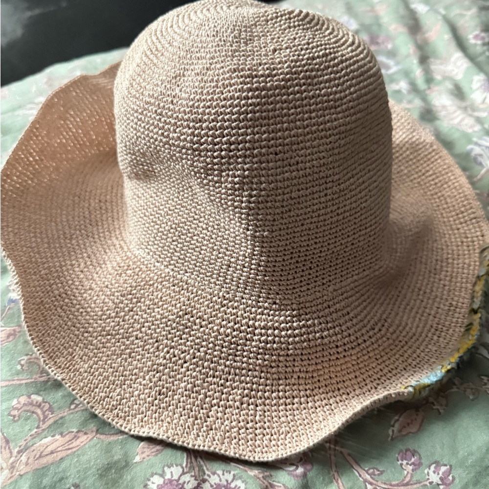 Pink Woven Adjustable Hat